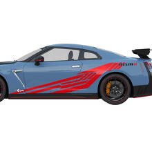 Side Graphics Nismo Stripe Line Decal Kit for Nissan GT-R
 2