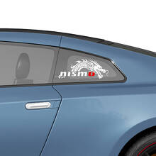 Side Rear Window Nismo Dragon Graphics Decals Stickers Kit for Nissan GT-R
 2