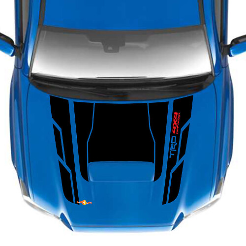 TRD 4x4 Off Road Hood Vinyl Decal Stickers fit to Toyota Tacoma

