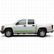 Topographic Band Door & Rocker Panel Vinyl Stripes for Chevrolet Colorado 1st Gen 2004-2012_6