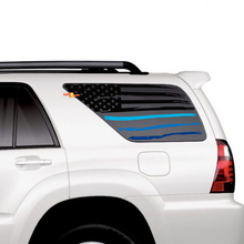 Side Quarter Window US Flag Patriotic Mountains Sunset Vinyl Stickers Decal Kit for Toyota 4Runner
 2