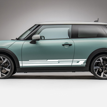 Side Racing L stripes graphics decal for Mini Cooper S
 2