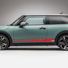 Side Racing Cooper S stripes graphics decal for Mini Cooper S
 3