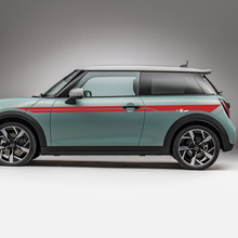 Side Doors Accent Racing stripes graphics decal for Mini Cooper S
 3