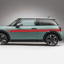 Side Mini Doors Racing stripes graphics decal for Mini Cooper S
 3