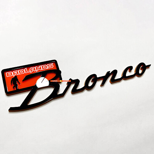 Yeti Sasquatch 3D Badge for Musclecar horse Badlands  