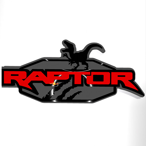 Bronco Raptor Edition Fender Badges Tailgate Emblem 3D Badge 4
 1