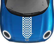 MINI Hood Racing Central Stripe Rally Decal graphics sticker for MINI Cooper
 2