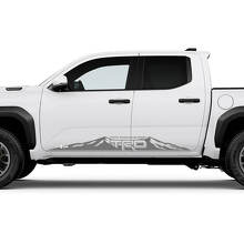 TRD off Road Mountains Side Rocker Panel Decals Stickers for Toyota Tacoma 4th Gen 2
 2