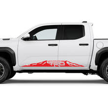TRD off Road Mountains Side Rocker Panel Decals Stickers for Toyota Tacoma 4th Gen 2
 3