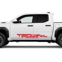 TRD off Road Mountains Forest Side Rocker Panel Decals Stickers for Toyota Tacoma 4th Gen
 3