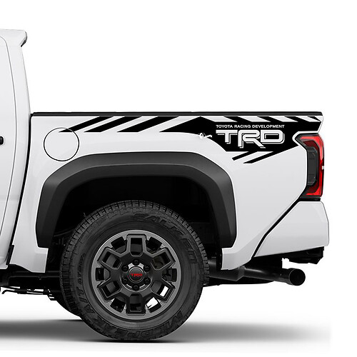 TRD off Road Mountains Bedside Truck Decals Stickers for Toyota Tacoma 4th Gen
 1