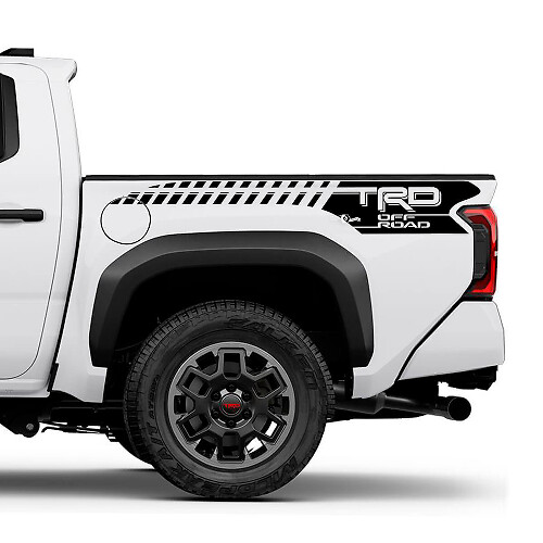 Autocollants décalcomanies TRD pour bas de caisse tout-terrain Toyota Tacoma 4e génération