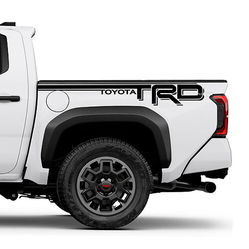 TRD off Road Bedside Truck Decals Stickers for Toyota Tacoma 4th Gen

