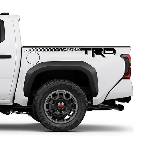 TRD off Road Bedside Truck Decals Stickers for Toyota Tacoma 4th Gen 1
 1