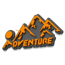 Adventure Mountains Custom 3D Badge Fender Badges Tailgate Emblem Front Grille Badge 3
