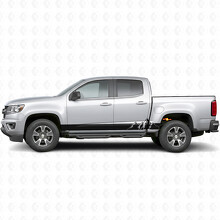 Alpine Ridge Door & Rocker Panel Vinyl Stripes for Chevrolet Colorado 2nd Gen 2015-2022_2