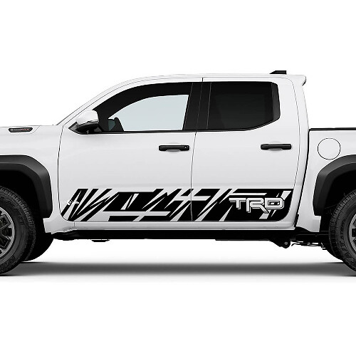 TRD off Road Mountains Side Rocker Panel Decals Stickers for Toyota Tacoma Fourth generation
