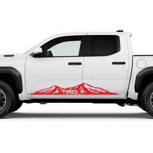 TRD Off Road Side Mountains Rocker Panel Decals Stickers for Toyota Tacoma 2
 3
