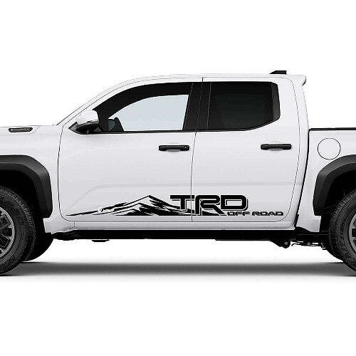 TRD Off Road Side Mountains Rocker Panel Decals Stickers 3 for Toyota Tacoma