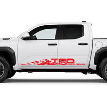 TRD Off Road Side Mountains Rocker Panel Decals Stickers for Toyota Tacoma 4
 3