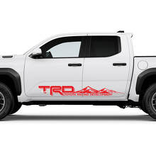 TRD Off Road Side Mountains Rocker Panel Decals Stickers for Toyota Tacoma 5
 3