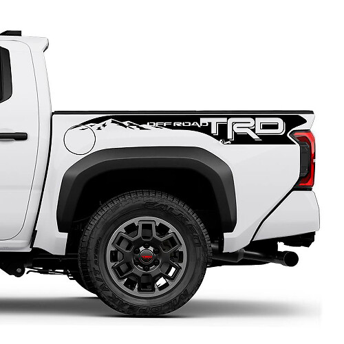 Mountains TRD off Road Bedside Truck Decals Stickers for Toyota Tacoma 4th Gen 2
 1