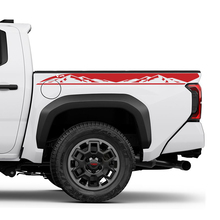 Mountains Bedside Truck Decals Stickers for Toyota Tacoma 4th Gen
 3