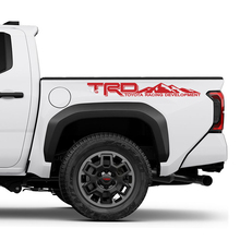 Mountains Bedside Truck Decals Stickers for Toyota Tacoma 4th Gen
 3