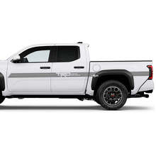 TRD Off Road Doors Side Bedside Racing Stripe Truck Decals Stickers 2 for Toyota Tacoma 4th Gen 2