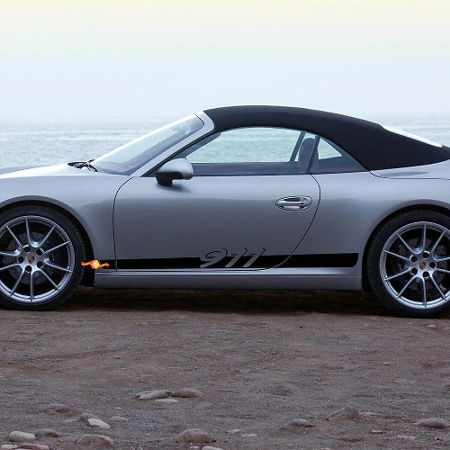 Side 911 Doors Stripes Kit Decal Sticker for Porsche 911
 1