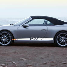 Side 911 Doors Stripes Kit Decal Sticker for Porsche 911
 2