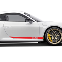 Side 911 GT3 Doors Stripes Kit Decal Sticker for Porsche 911 GT3
 3