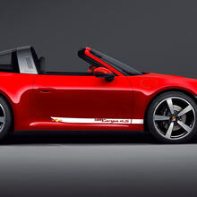 Side 911 Targa 4S Doors Stripes Kit Decal Sticker for Porsche 911 Targa 4S
 2