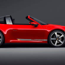 Side 911 Targa 4S Doors Stripes Kit Decal Sticker for Porsche 911 Targa 4S
 3