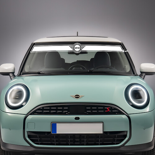 Windshield Stripe Vinyl graphics decal Sticker for Mini Cooper S
