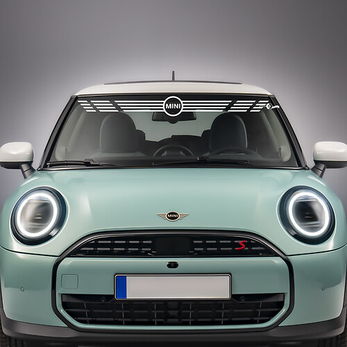 Windshield Stripe Vinyl graphics decal Sticker for Mini Cooper

