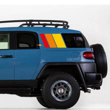 Heritage Style Stripes Hood and Side Vinyl Decal Kit for Toyota FJ Cruiser_2