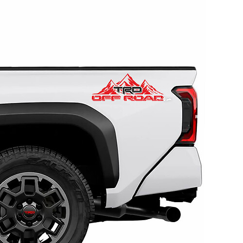 TRD off Road Doors Side Bedside Trees Truck Decals Stickers for Toyota Tacoma 4th Gen
