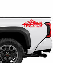 TRD off Road Mountains Bird Doors Side Bedside Truck Decals Stickers for Toyota Tacoma 4th Gen
 2