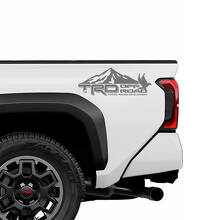 TRD off Road Mountains Bird Doors Side Bedside Truck Decals Stickers for Toyota Tacoma 4th Gen
 3