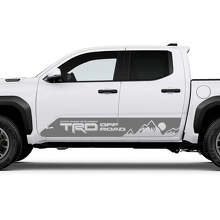 TRD Off Road Side Mountains Sun Rocker Panel Decals Stickers for Toyota Tacoma
 2