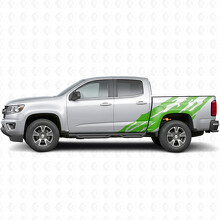 Jagged Door & Bedside Vinyl Stripes for Chevrolet Colorado 2nd Gen 2015-2022_6