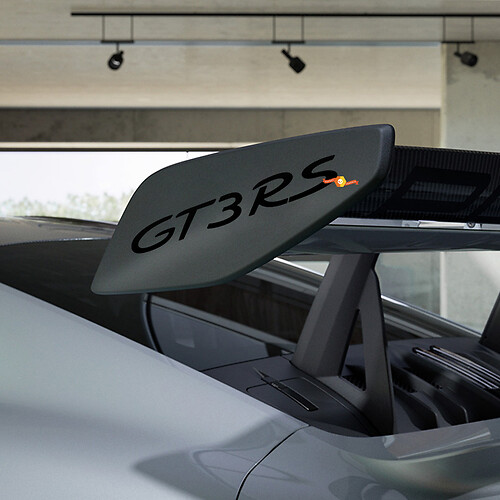 GT3RS Spoiler Decal Sticker for Porsche GT3
