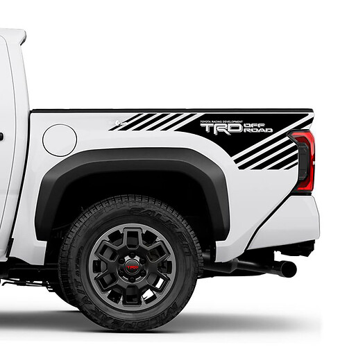 Mountains Trees Side Doors Panel Decals Stickers for Toyota Tundra
