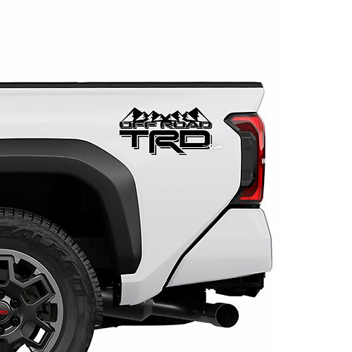 TRD Off Road Mountains BedSide Side Truck Decals Stickers for Toyota Trucks 2
