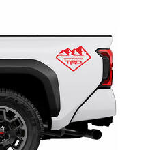 TRD Off Road Mountains BedSide Side Truck Decals Stickers 3 for Toyota Trucks 3