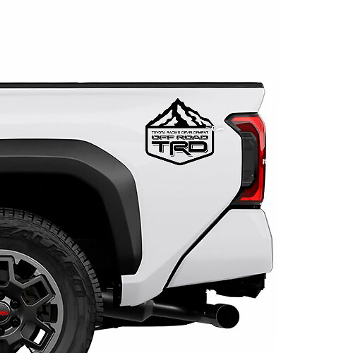 TRD Off Road Mountains BedSide Side Truck Decals Stickers for Toyota Trucks 4
 1