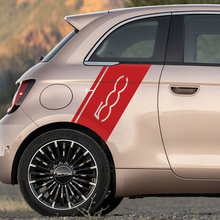 Rear Fender Stripe Decal side Graphics stripes for Fiat 500
 3
