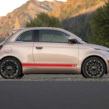 Rocker Panel Stripe Decal side Graphics stripes for Fiat 500 2
 3